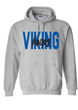 Viking Hoops Words Only-Gray Garments